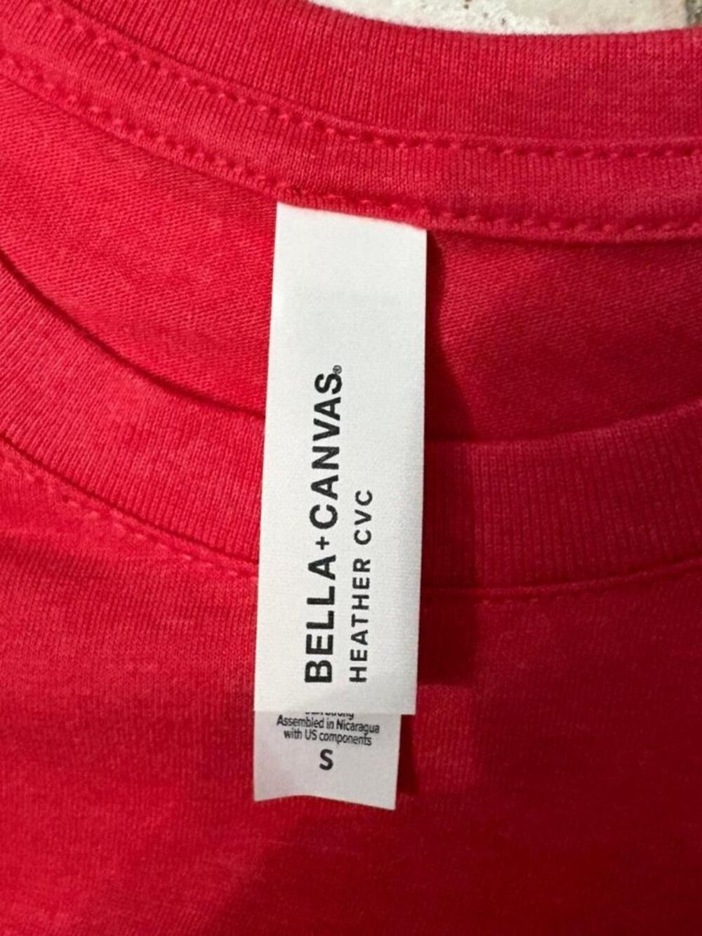 Formula 1 Racing Red Cropped Muscle Tank Top Graphic Tee - Picture 3 of 4